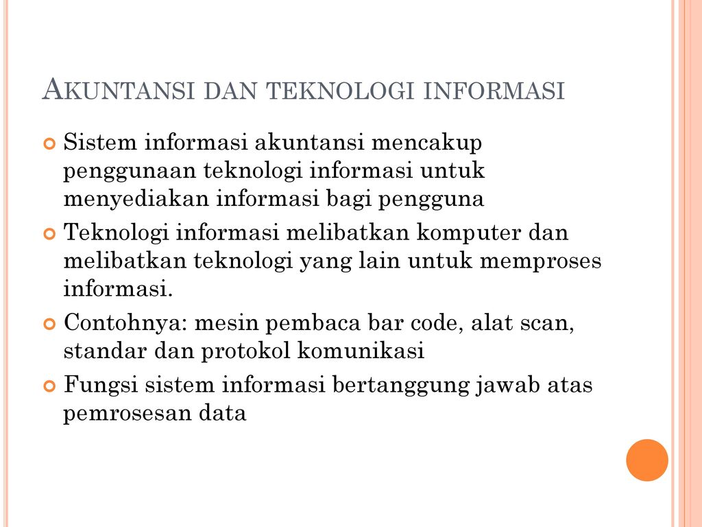 Akuntansi dan teknologi informasi