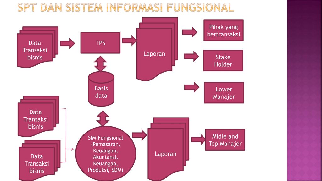SPT dan sistem informasi fungsional