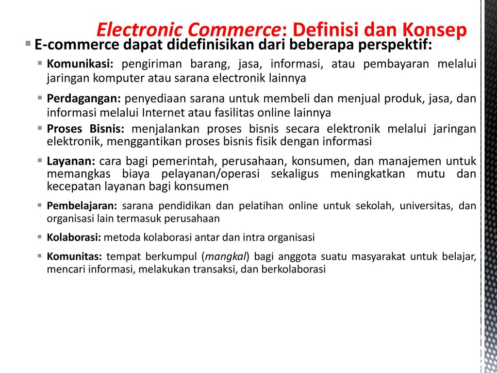 E-Commerce. - Ppt Download