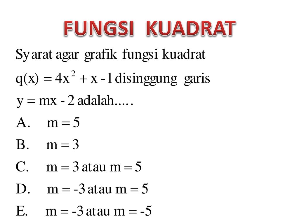 Soal Soal Matematika Yang Sesuai Dengan Skl Ppt Download