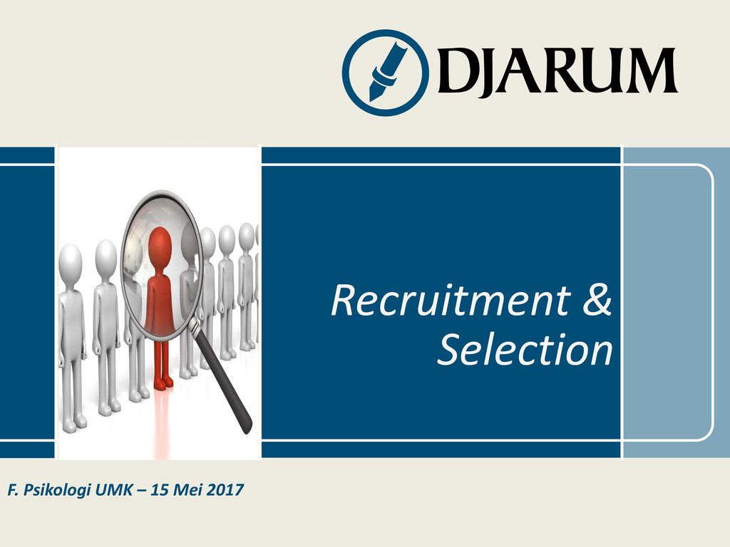 Recruitment and selection презентация