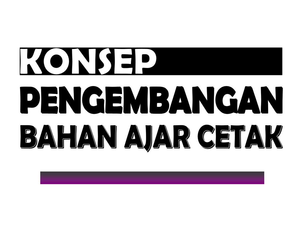 Bahan Ajar Cetak - Kompas Sekolah