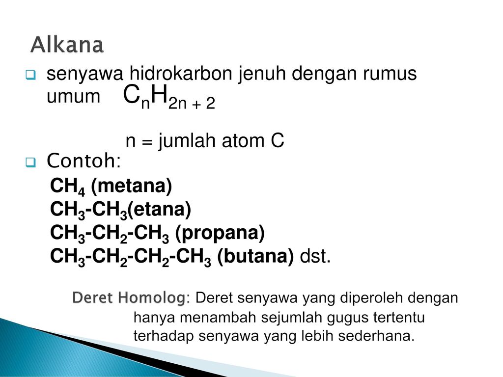 Alkana Alkena Dan Alkuna – Meteor