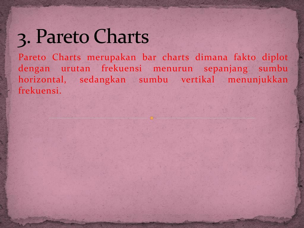 3. Pareto Charts