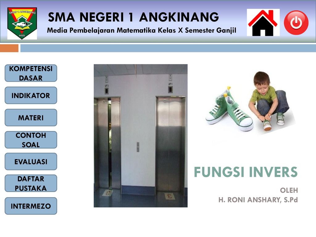 FUNGSI INVERS OLEH H RONI ANSHARY SPd Ppt Download