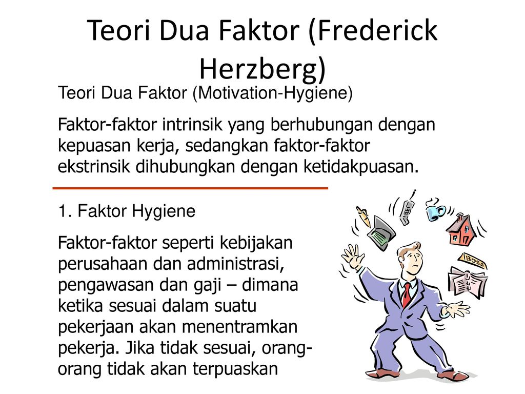 Teori Dua Faktor (Frederick Herzberg)