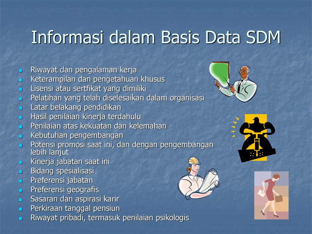 Informasi dalam Basis Data SDM
