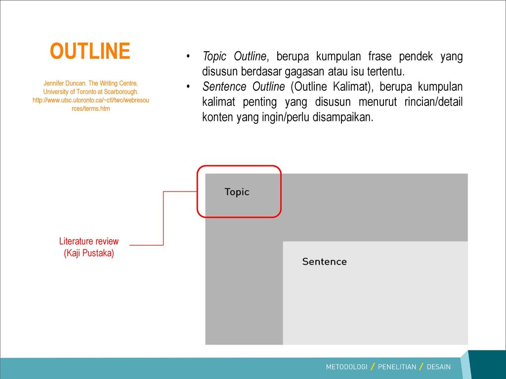 Outline sentence. Outline (outline Trilogy 1).