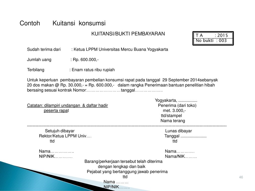  Contoh Kwitansi Penginapan Hotel Booking murah