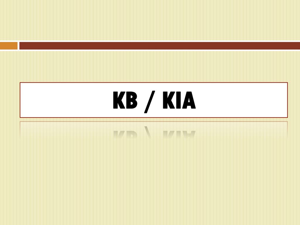 KB / KIA