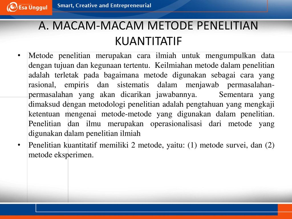 Metode Dalam Penelitian Kuantitatif Dr Ratnawati Susanto M M M Pd Ppt Download