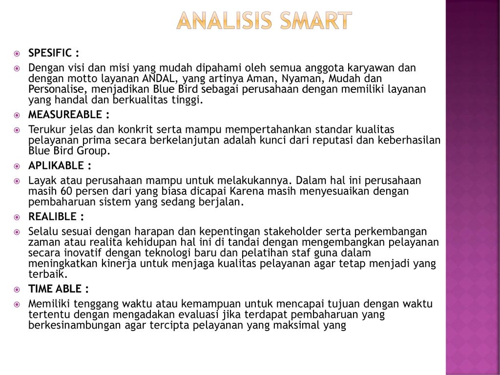 Managemen Strategik Blue Bird Group Nama Novita Alfian Ppt Download