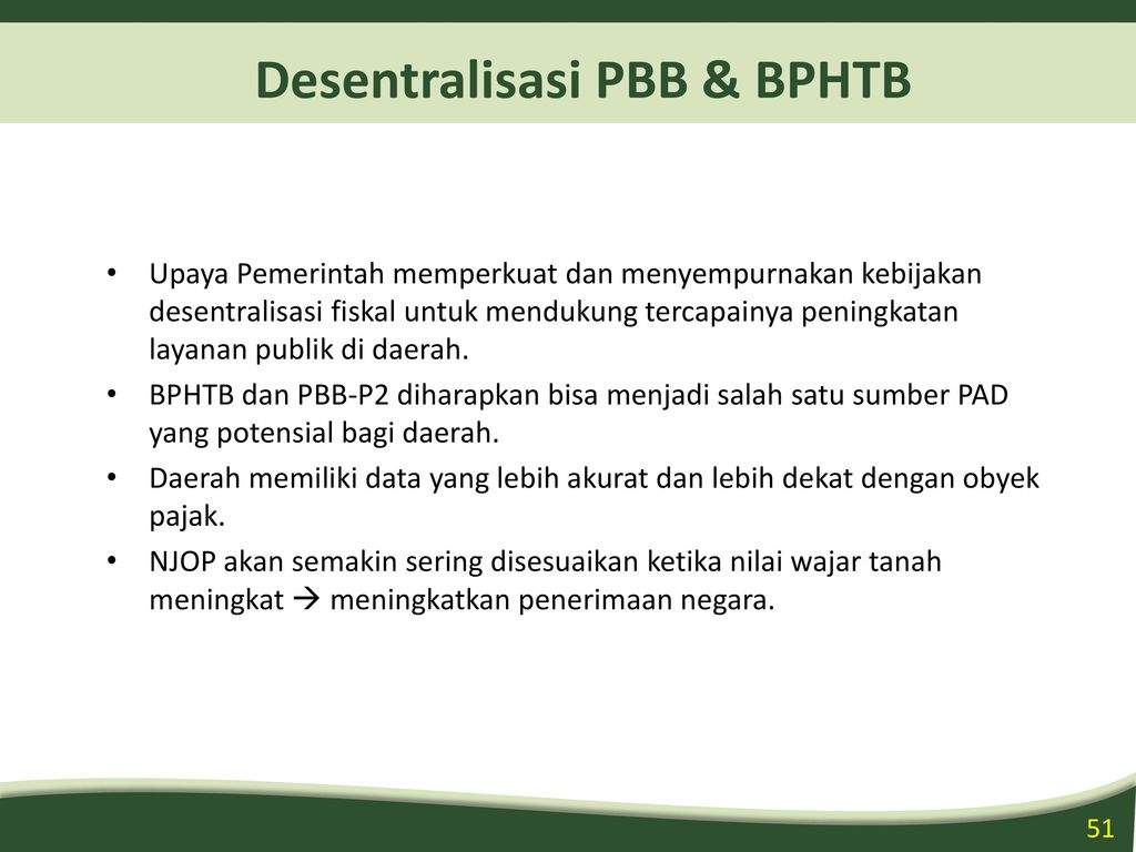 Pbb Bphtb Meterai Amp Pajak Daerah Ppt Download