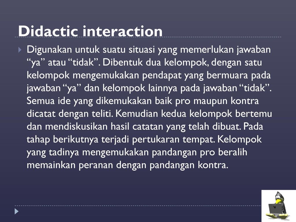 Didactic interaction
