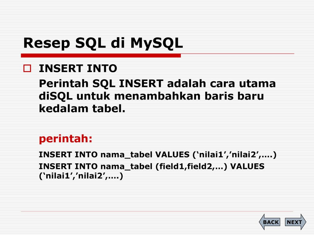 Sql insert into values 1