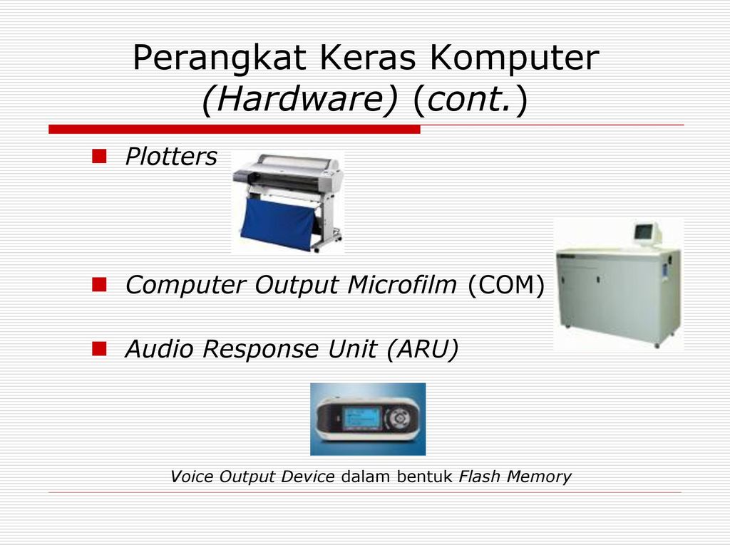 Computer output