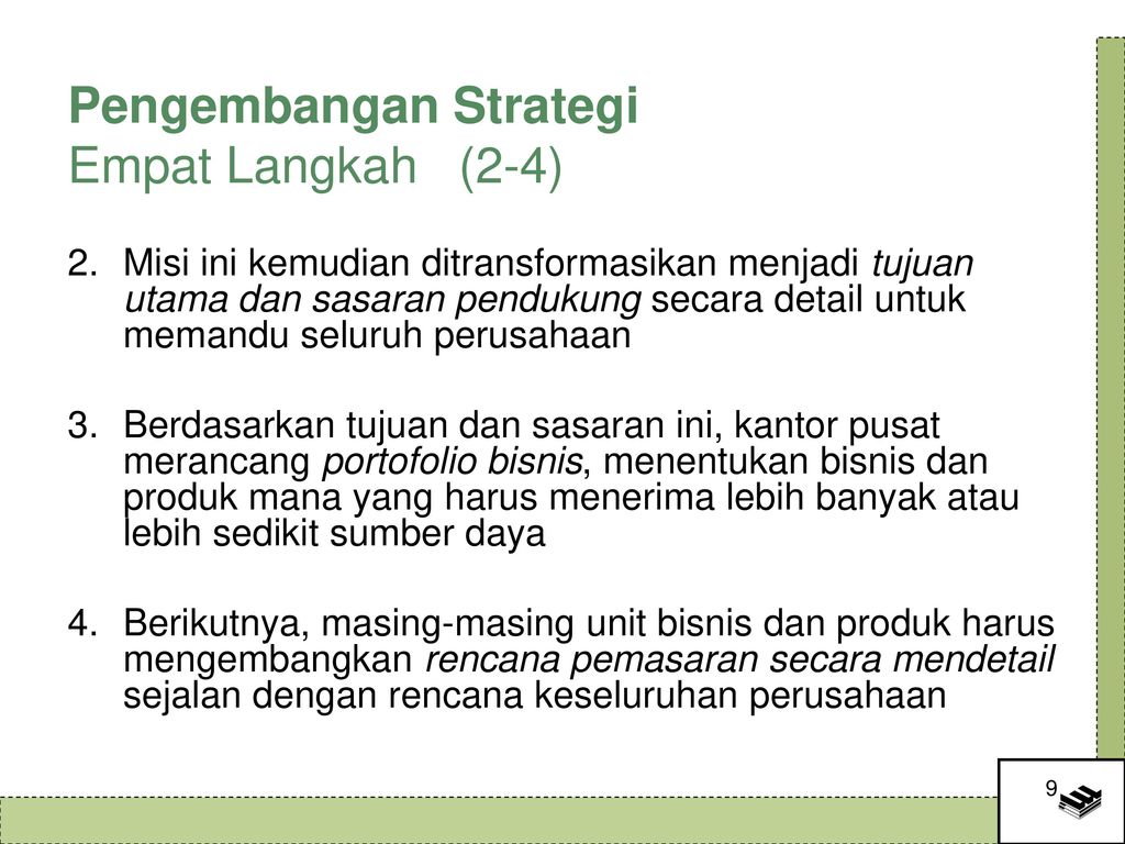 Pengembangan Strategi Empat Langkah (2-4)