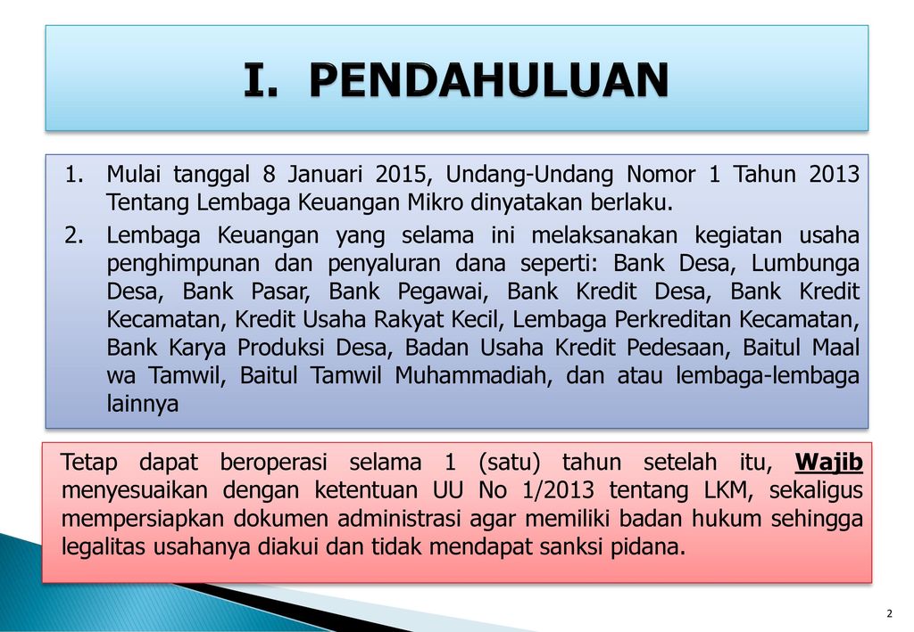 19++ Mengapa sebuah bank harus memiliki bentuk badan hukum information