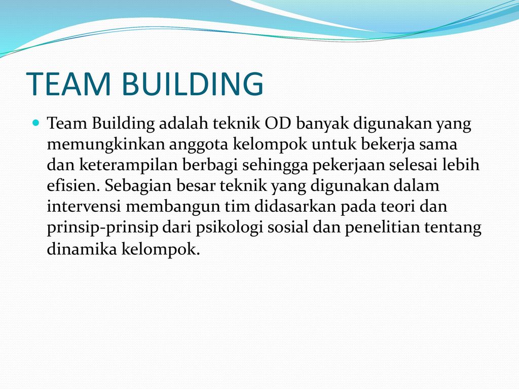 TEAM BUILDING