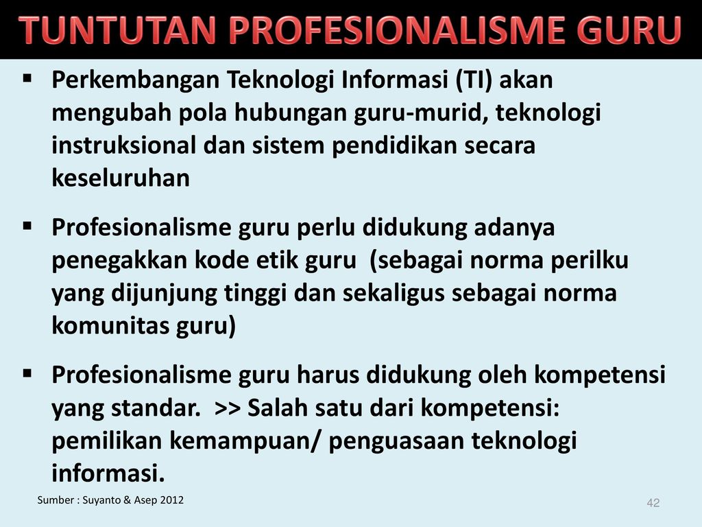 Profesionalisme Guru Di Era Global Abad 21 Ppt Download