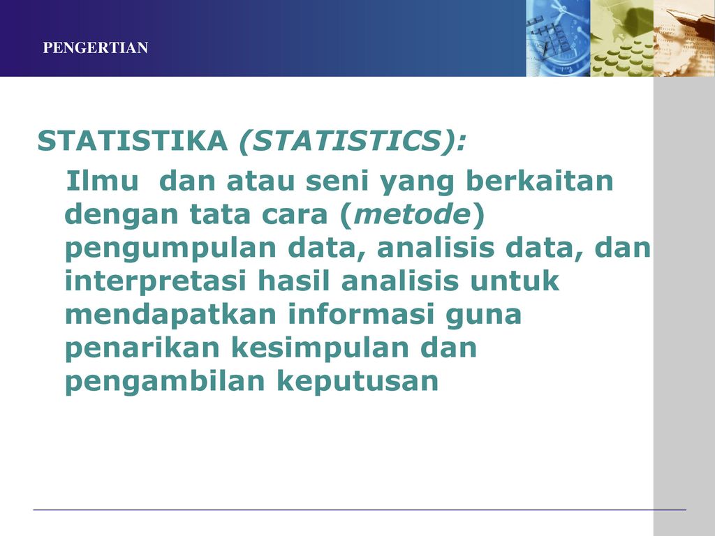 STATISTIKA (STATISTICS):