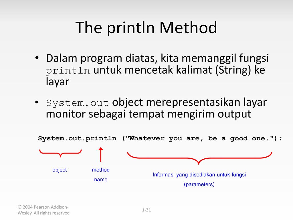 Solve method. System.out.println.