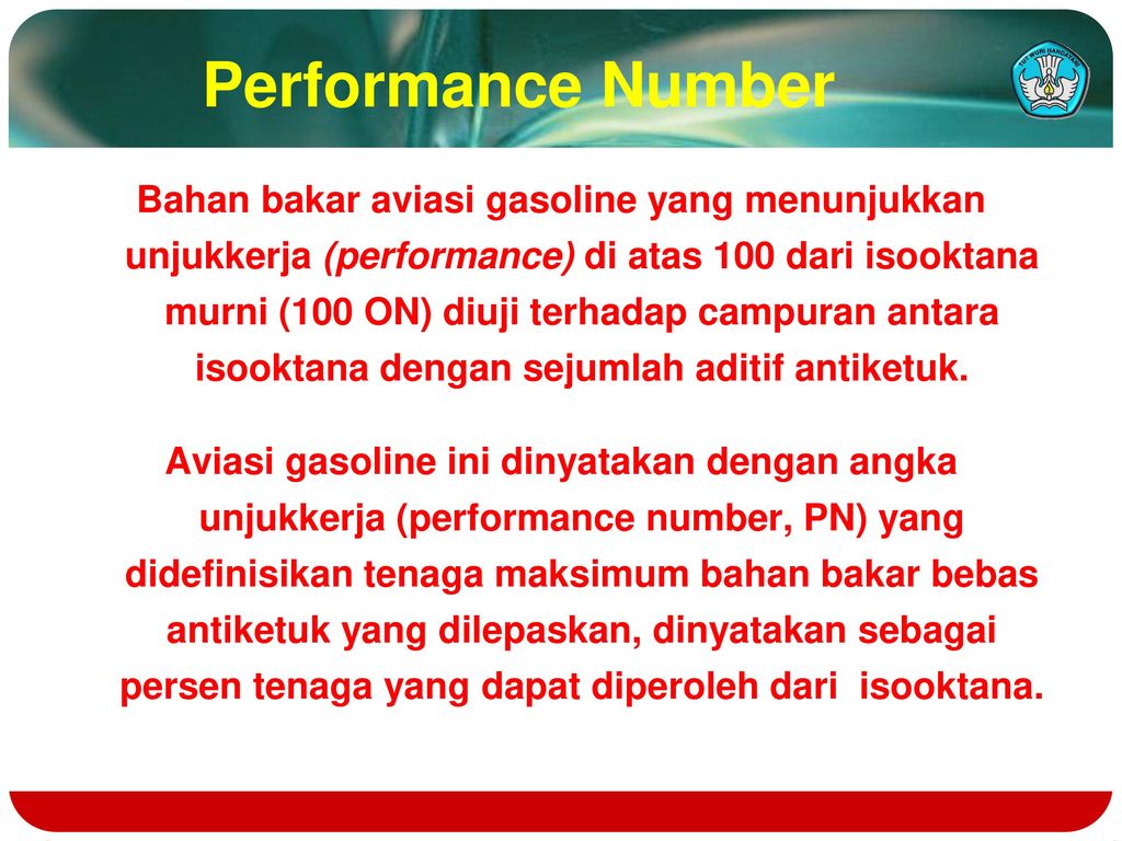 Performance number