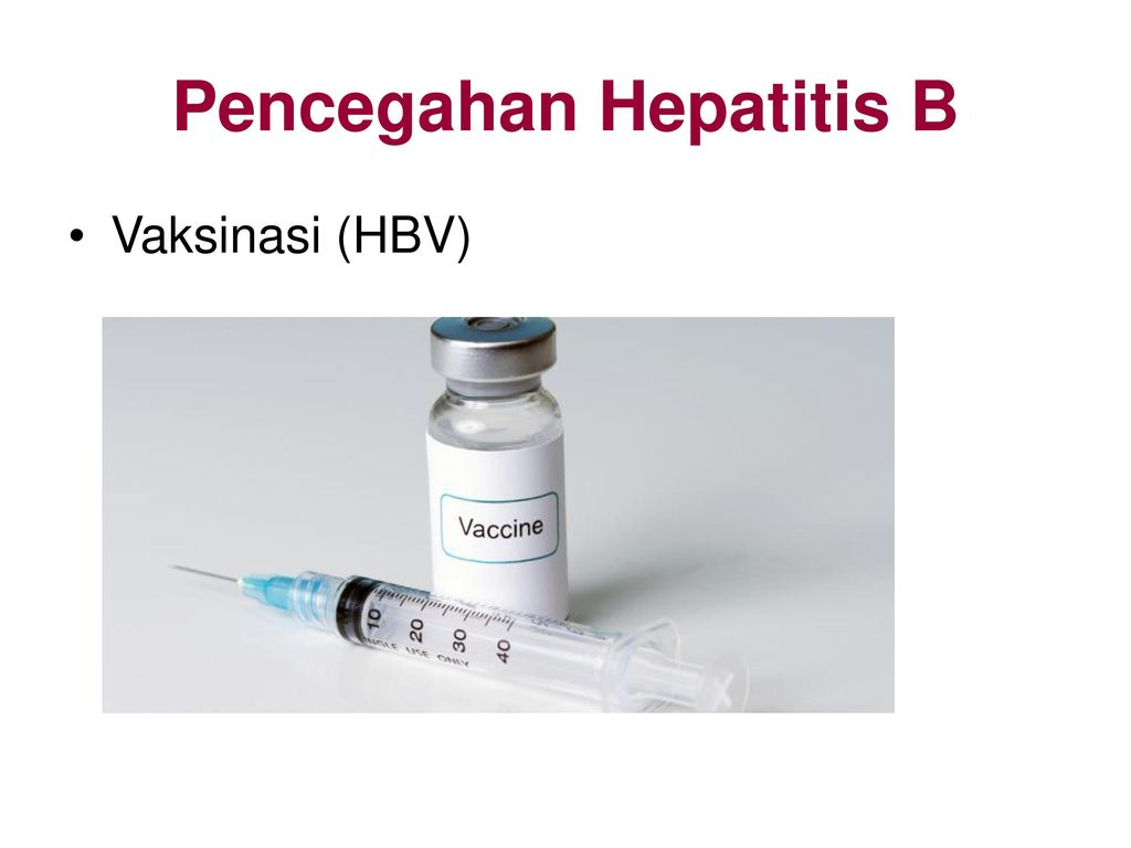 Pencegahan Hepatitis B