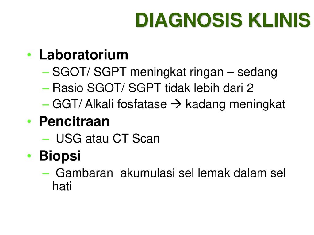 DIAGNOSIS KLINIS Laboratorium Pencitraan Biopsi
