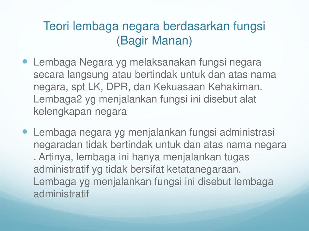 Tugas Lembaga Lembaga Negara – Meteor