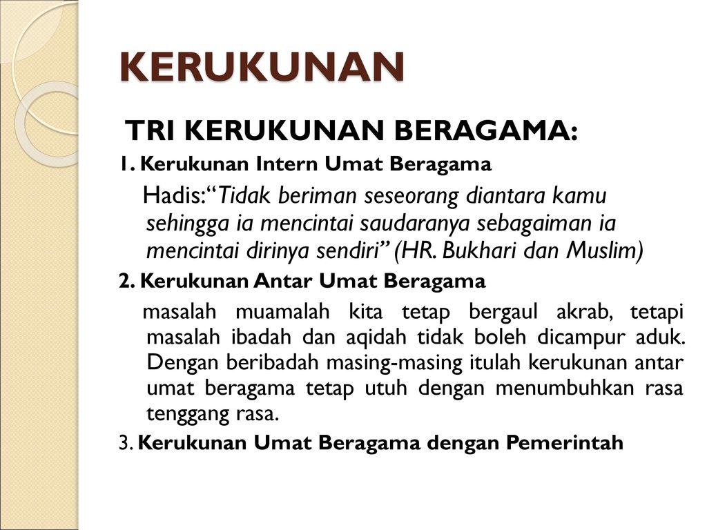 Contoh Kerukunan Antar Umat Beragama Dengan Pemerintah – Berbagai Contoh