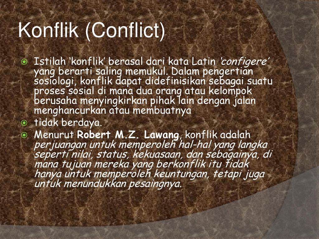 Konflik (Conflict)