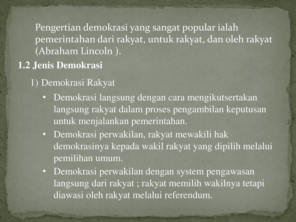 Bab 5 Demokrasi Indonesia Ppt Download