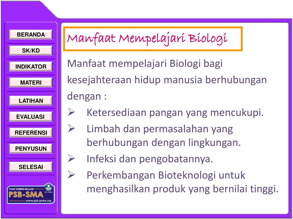Manfaat Mempelajari Biologi