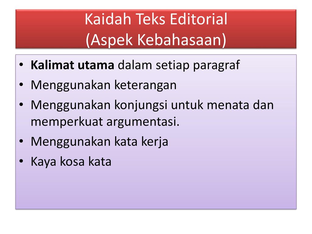 Contoh Teks Editorial 4 Paragraf – Pulp