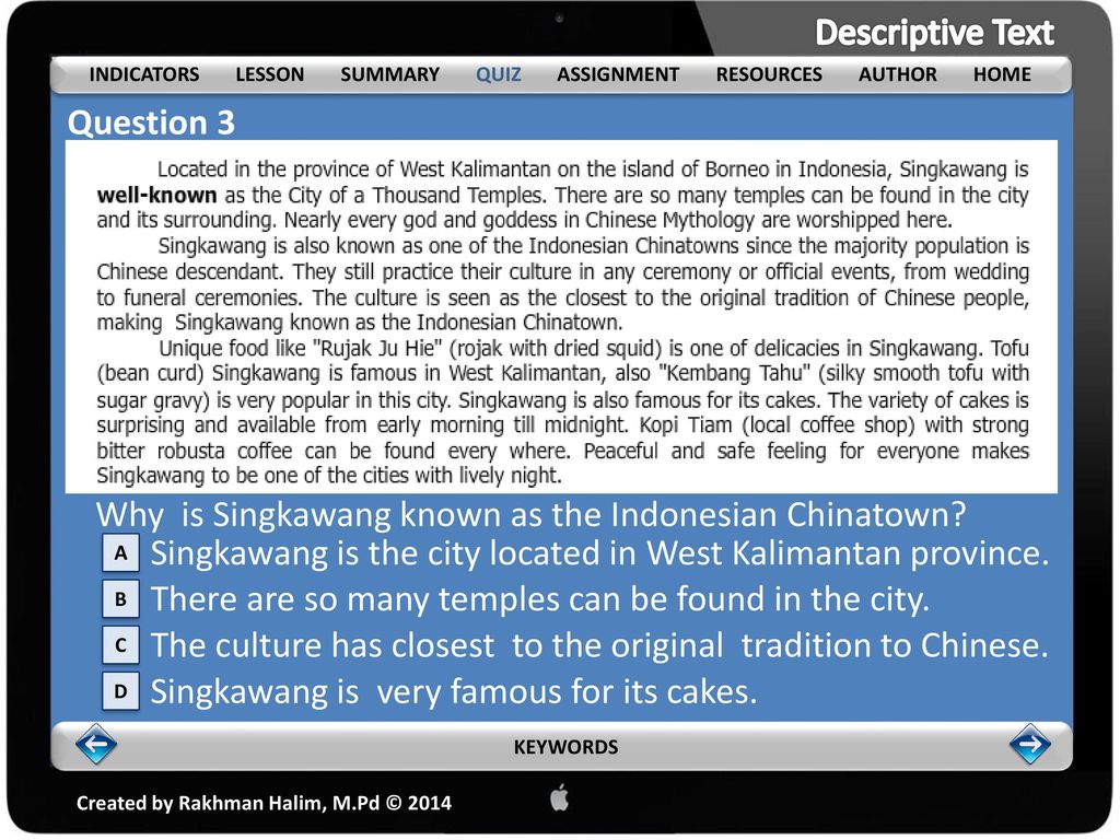 Why is Singkawang known as the Indonesian Chinatown