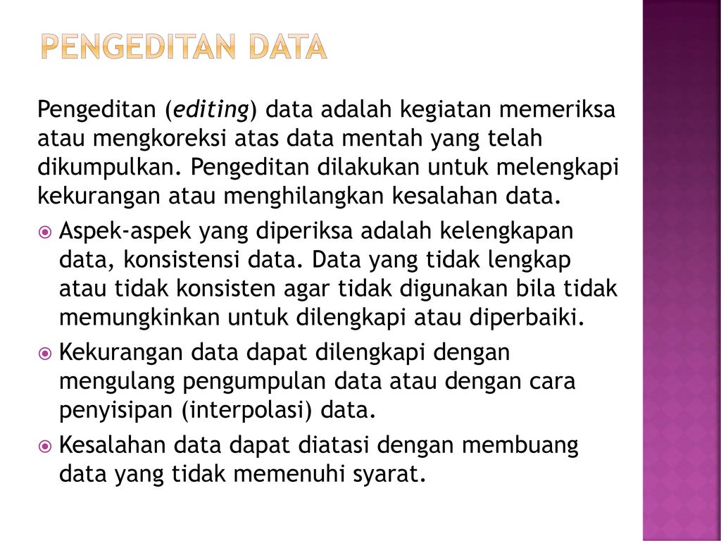 Pengeditan DATA