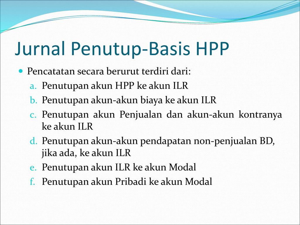 Jurnal Penutup-Basis HPP