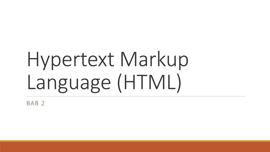 Markup language