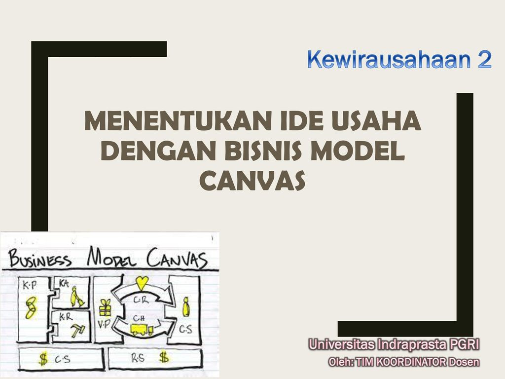 Menentukan Ide Usaha dengan Bisnis Model Canvas