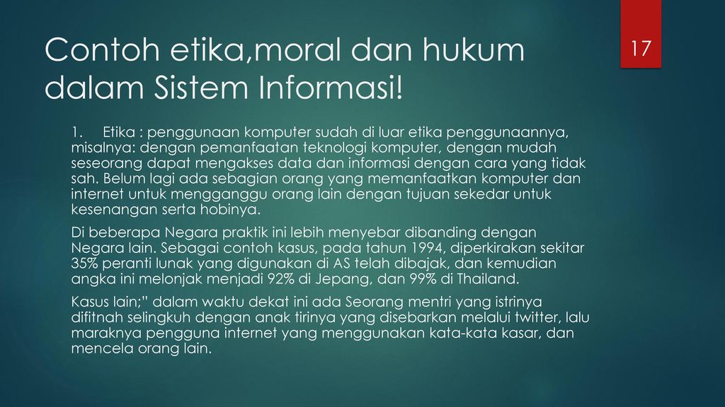 Contoh Etika Dan Contoh Moral - Simak Gambar Berikut