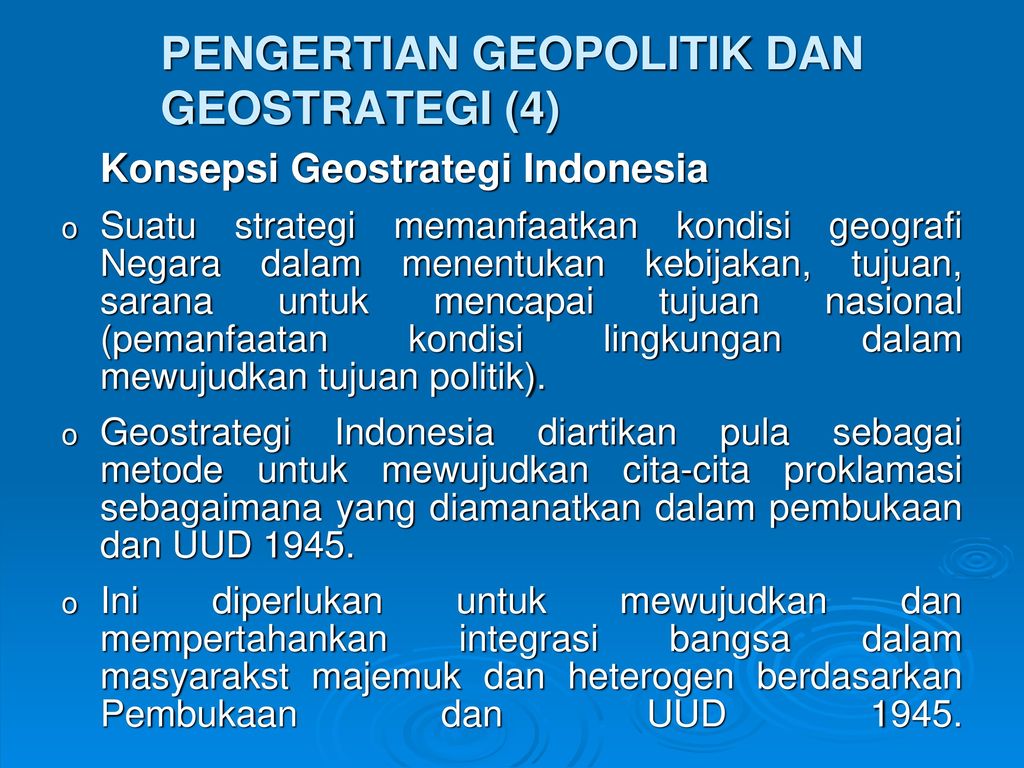 Contoh Makalah Geopolitik Dan Geostrategi Indonesia