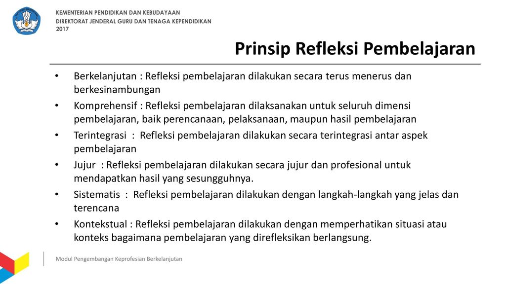 Contoh Refleksi Pengajaran Dan Pembelajaran