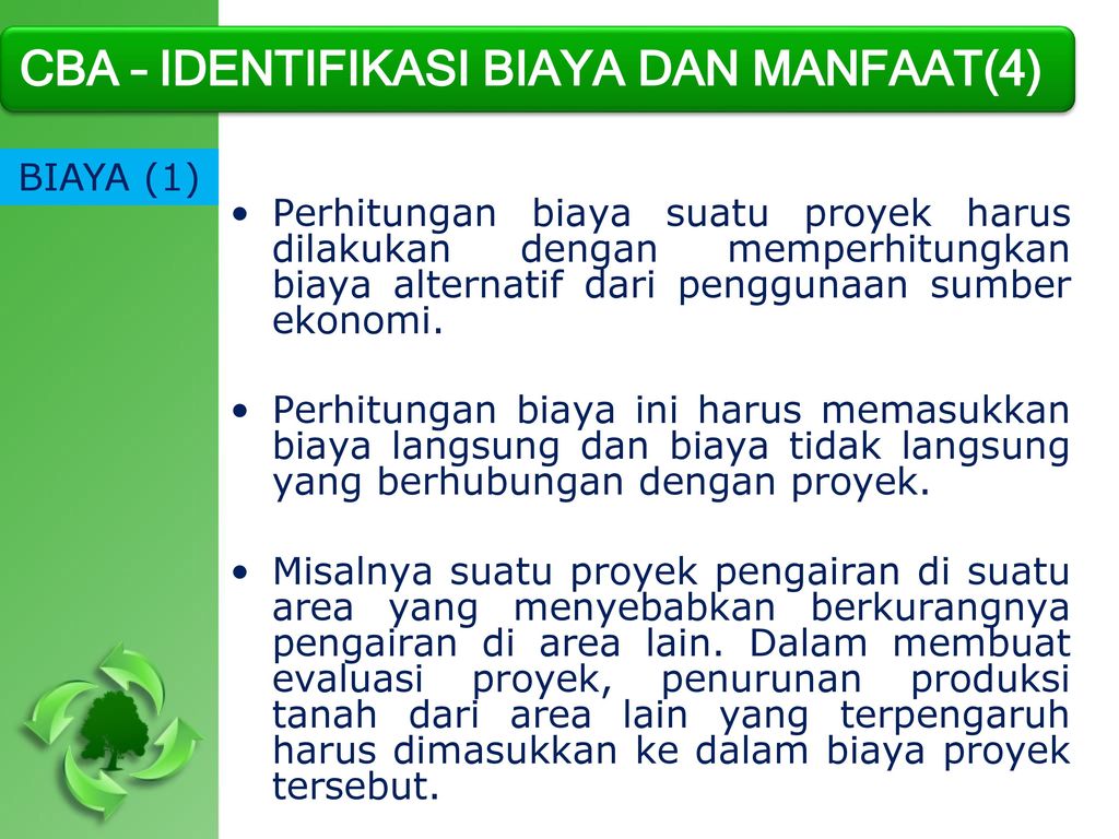 Pengenalan Konsep Analisis Biaya Manfaat Dan Lingkungan Ppt Download