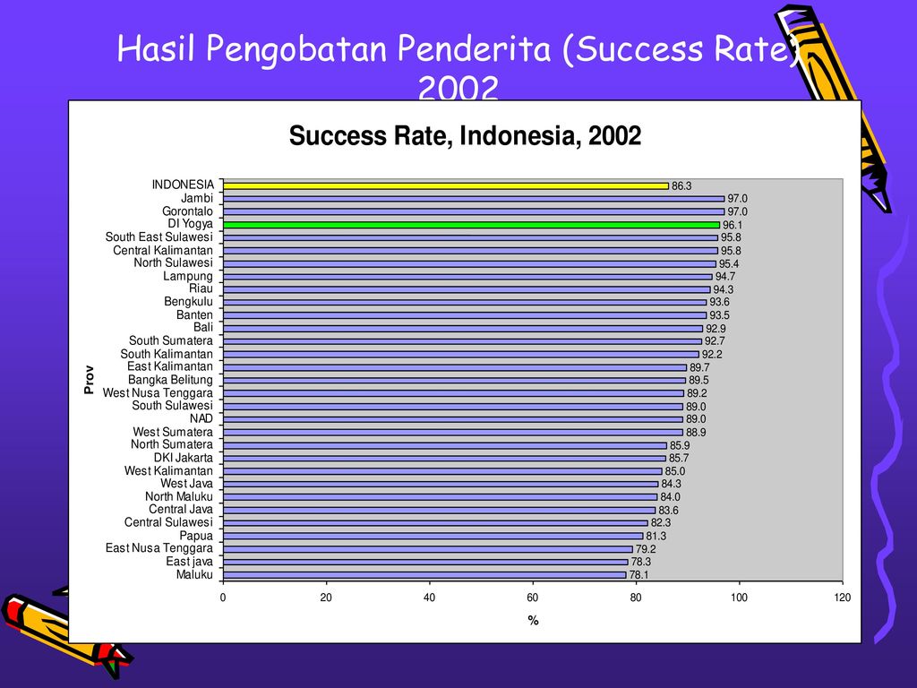 Hasil Pengobatan Penderita (Success Rate) 2002
