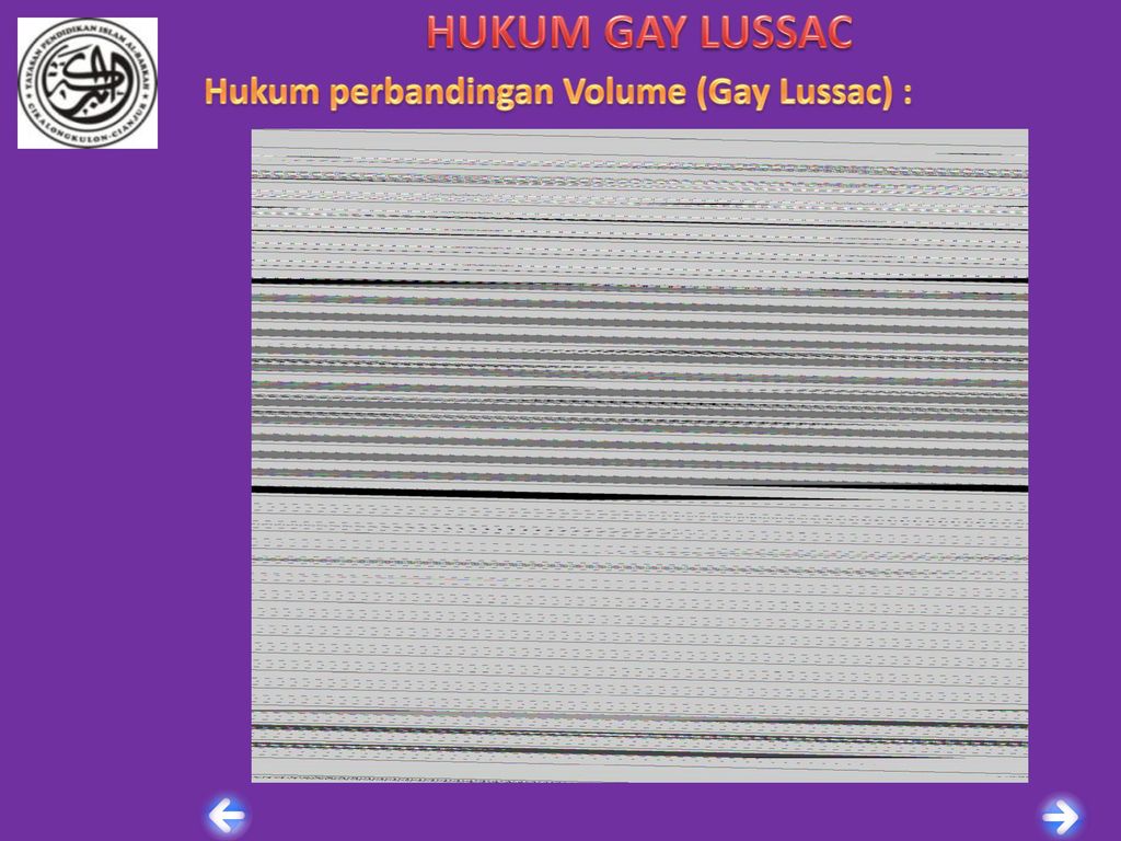 HUKUM GAY LUSSAC Hukum perbandingan Volume (Gay Lussac) :