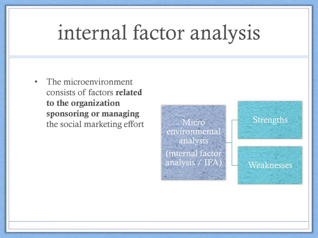 Internal factors