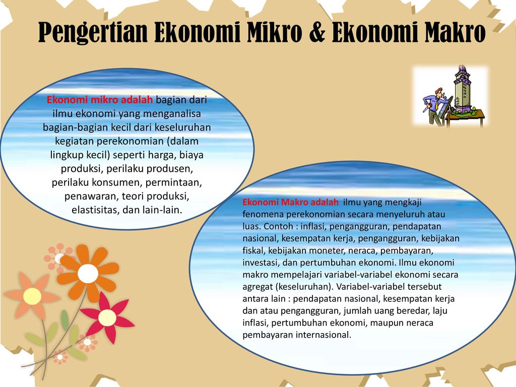 Pengertian Ekonomi Mikro & Ekonomi Makro