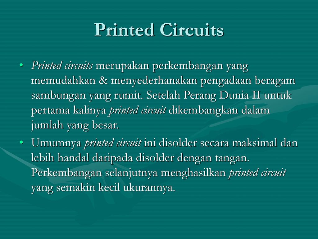 Printed Circuits