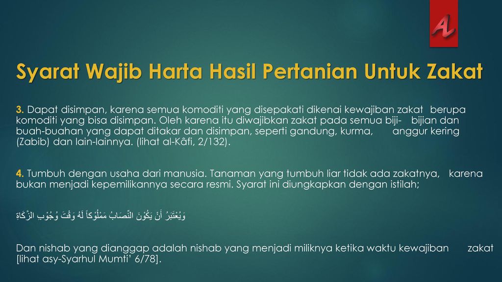 Zakat Pertanian Oleh Kelompok Ppt Download